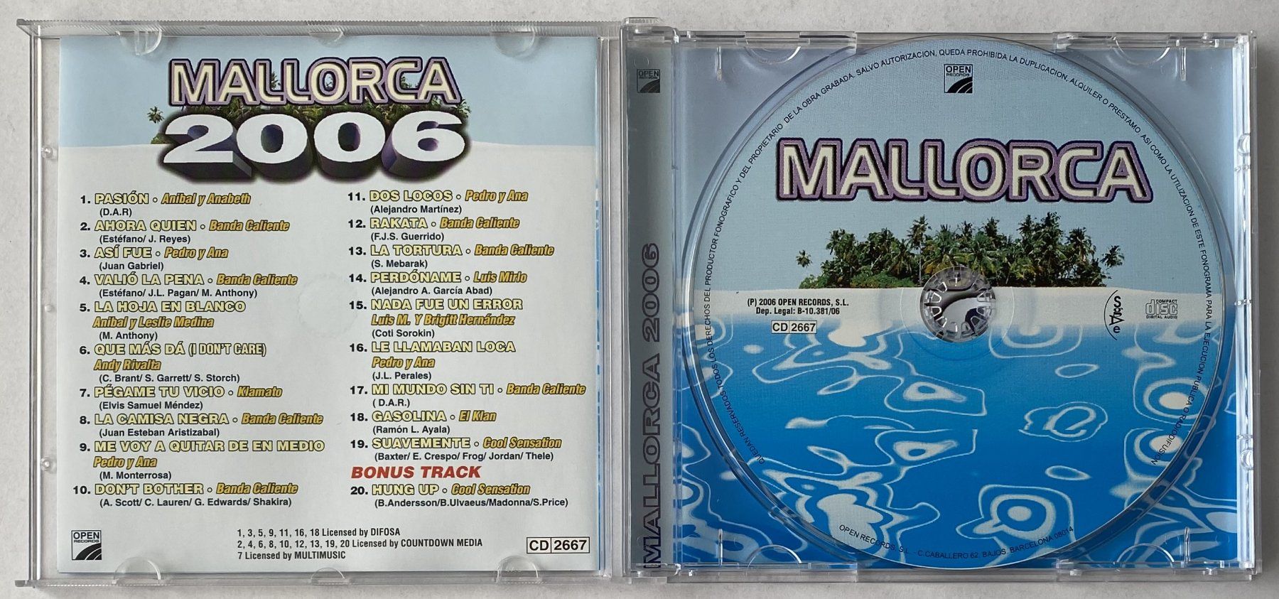 CD: Mallorca 2006 – Usato da Flums venduto da Asquillo 2