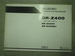 Ersatzteil -Katalog Suzuki DR-Z400  2000-2
