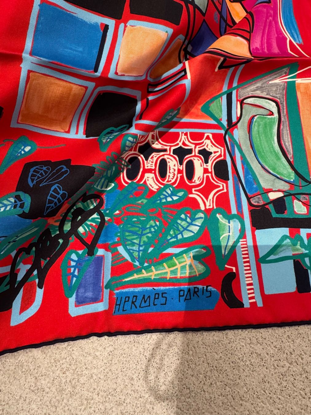 Hermès Foulard & Sciarpe: HERMES SEIDENTUCH 90 ROT – Nuovo (secondo la descrizione) da Schwyz venduto da bofb 4