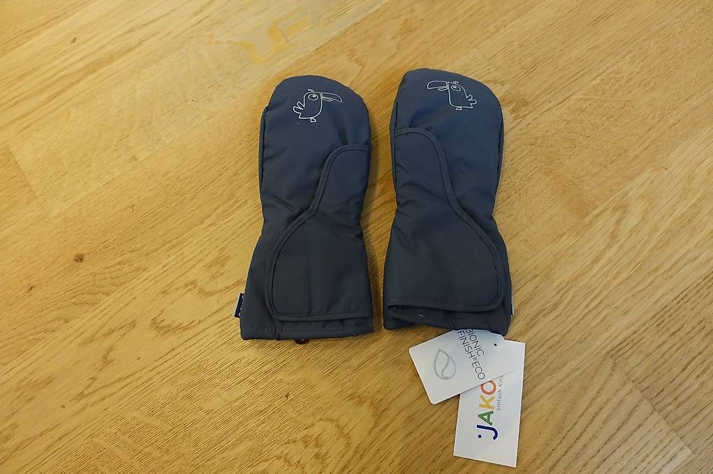 Guanti: NEUE Kinder Fausthandschuhe, anthrazit, Gr. 5 (128/134) – Usato da Kirchberg SG venduto da rainbow87
