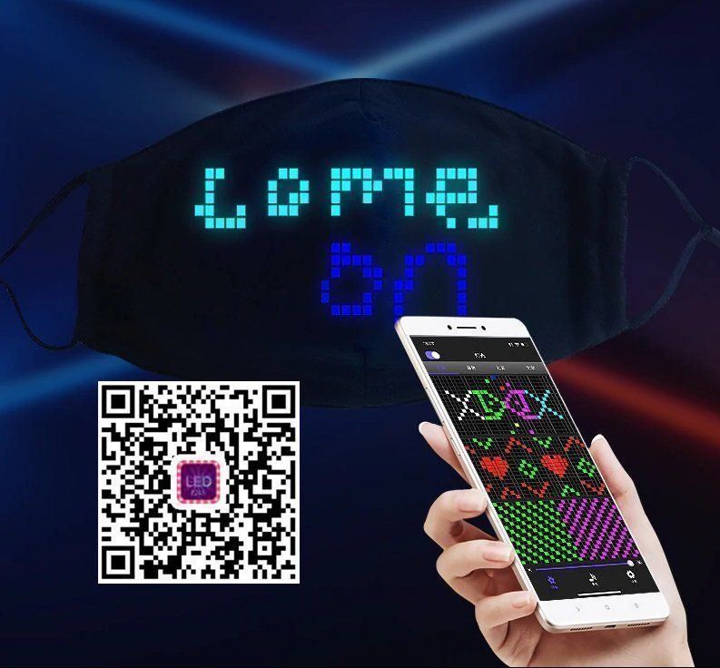 Maschere: LED Maske mit Schutzfilter / Magic Mask – Nuovo e nell'imballaggio originale da Arth venduto da Twintbezahlung