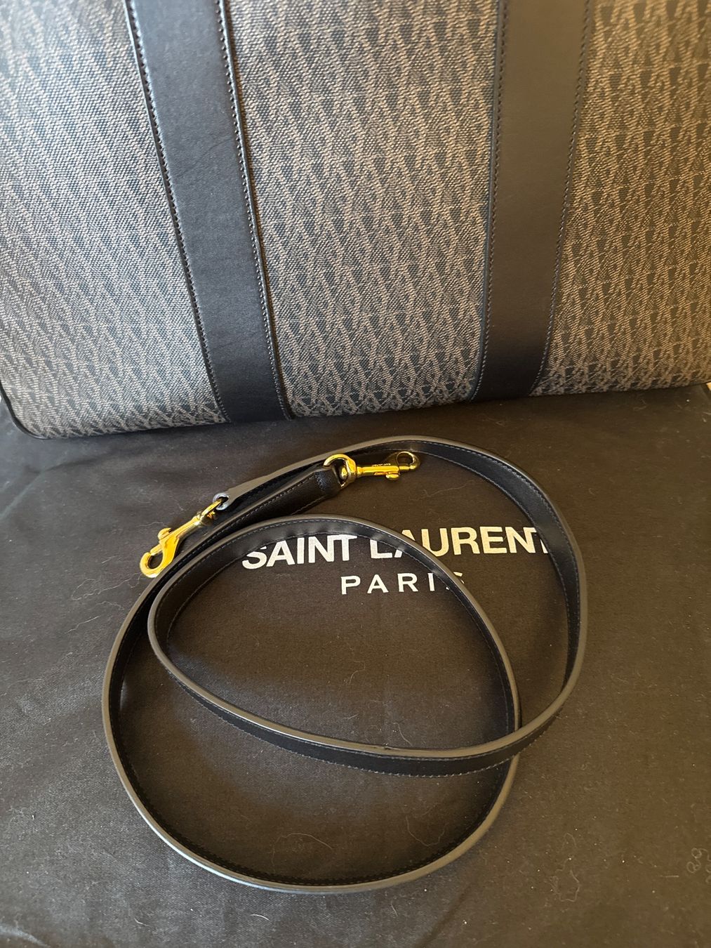Saint Laurent Valigie & Borse: Saint Laurent Portes-Documents Monogram Brown Sac – Usato da Lausanne venduto da sjc_8xtb 3