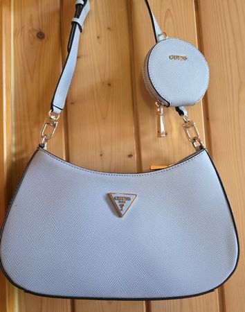Handtasche Guess hellblau mit Pochette