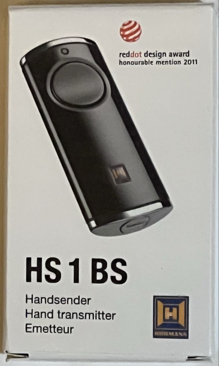 Hörmann Telecomandi: Hörmann Handsender HS 1 BS – Nuovo e nell'imballaggio originale da Frinvillier venduto da DO80