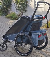 Thule Fahrradanhänger Chariot Cross single blau neuwertig