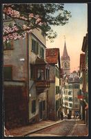 AK Zürich, Blick in die Pfalzgasse