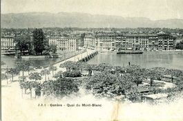 Genève - Quai du Mont-Blanc + ca. 1900