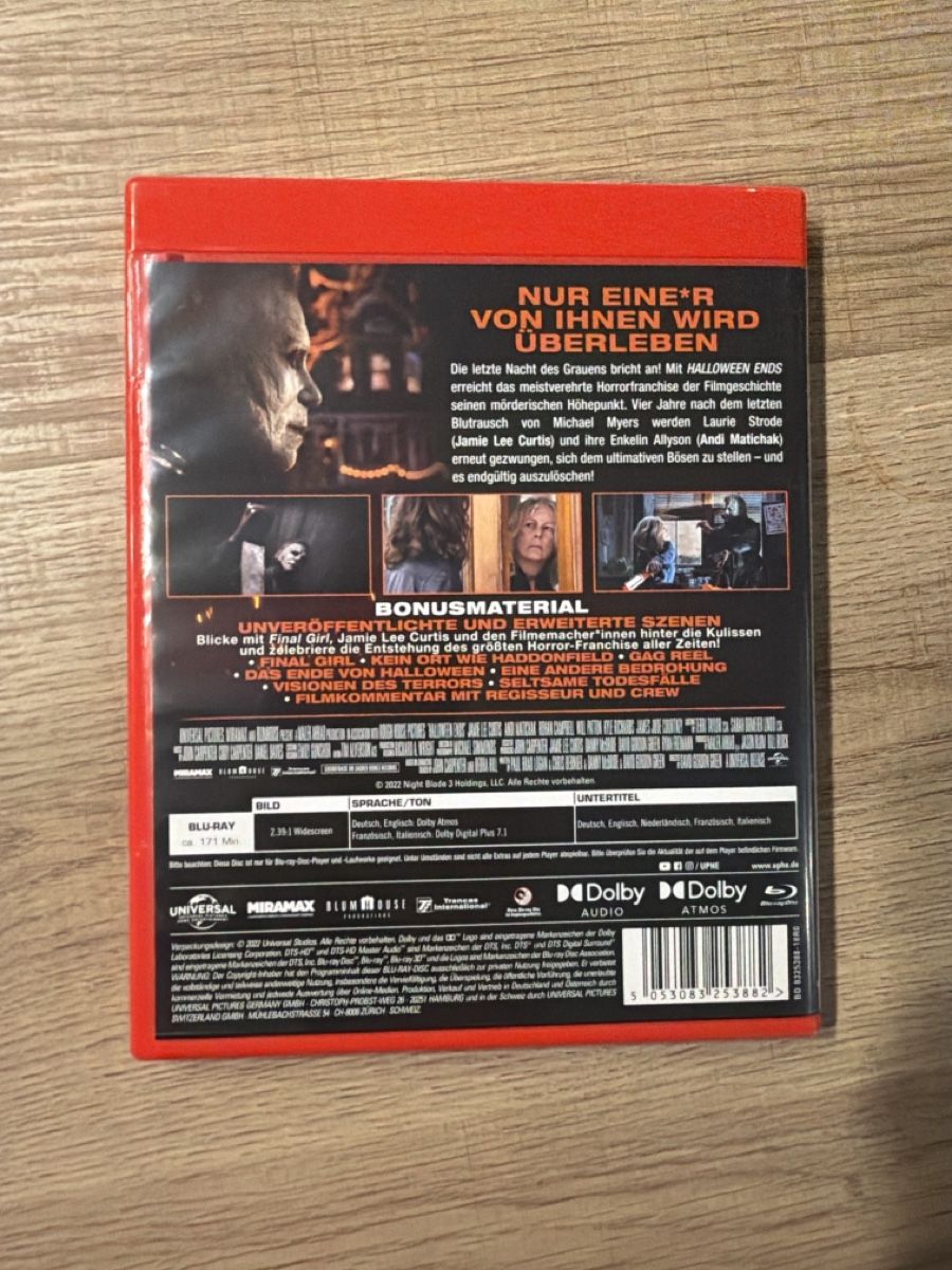 Tutti i DVDs: Halloween Ends (2022) BluRay – Usato da Hagendorn venduto da masterchieff 1