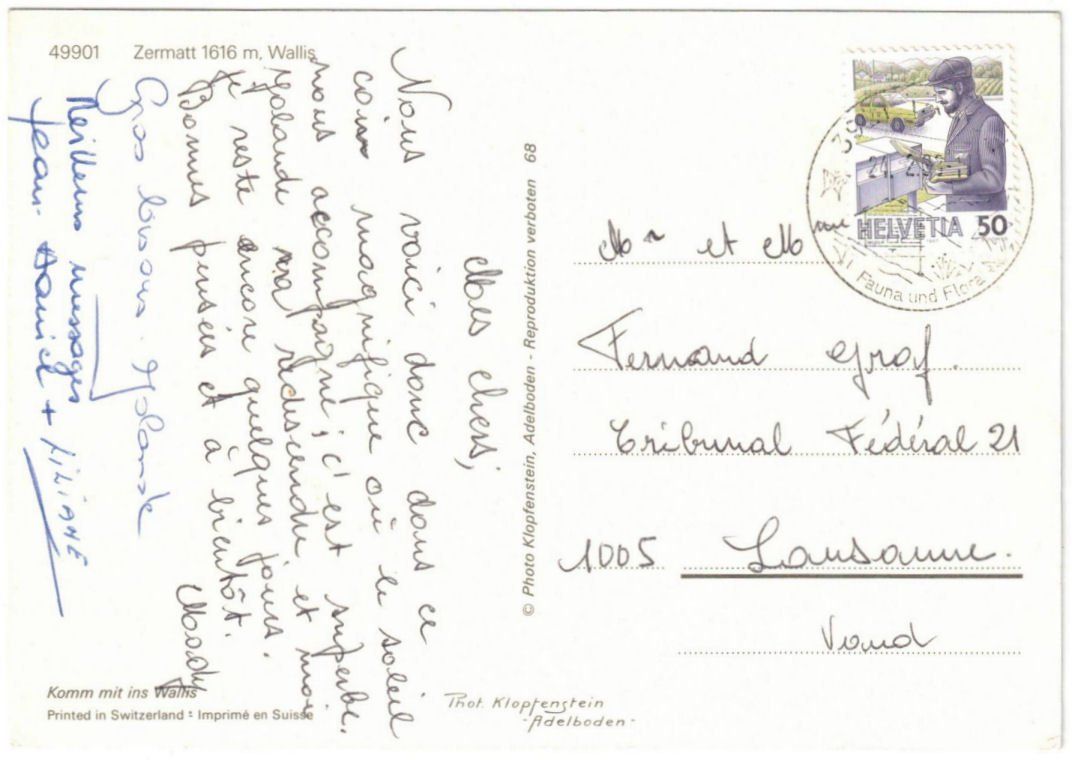 Cartoline postali: Zermatt - 5 Bild AK – Usato da Binningen venduto da Mountainrider 1
