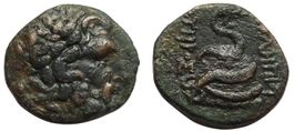 Pergamon. ATTALOS II Philadelphos bronze coin 160-139 BC)