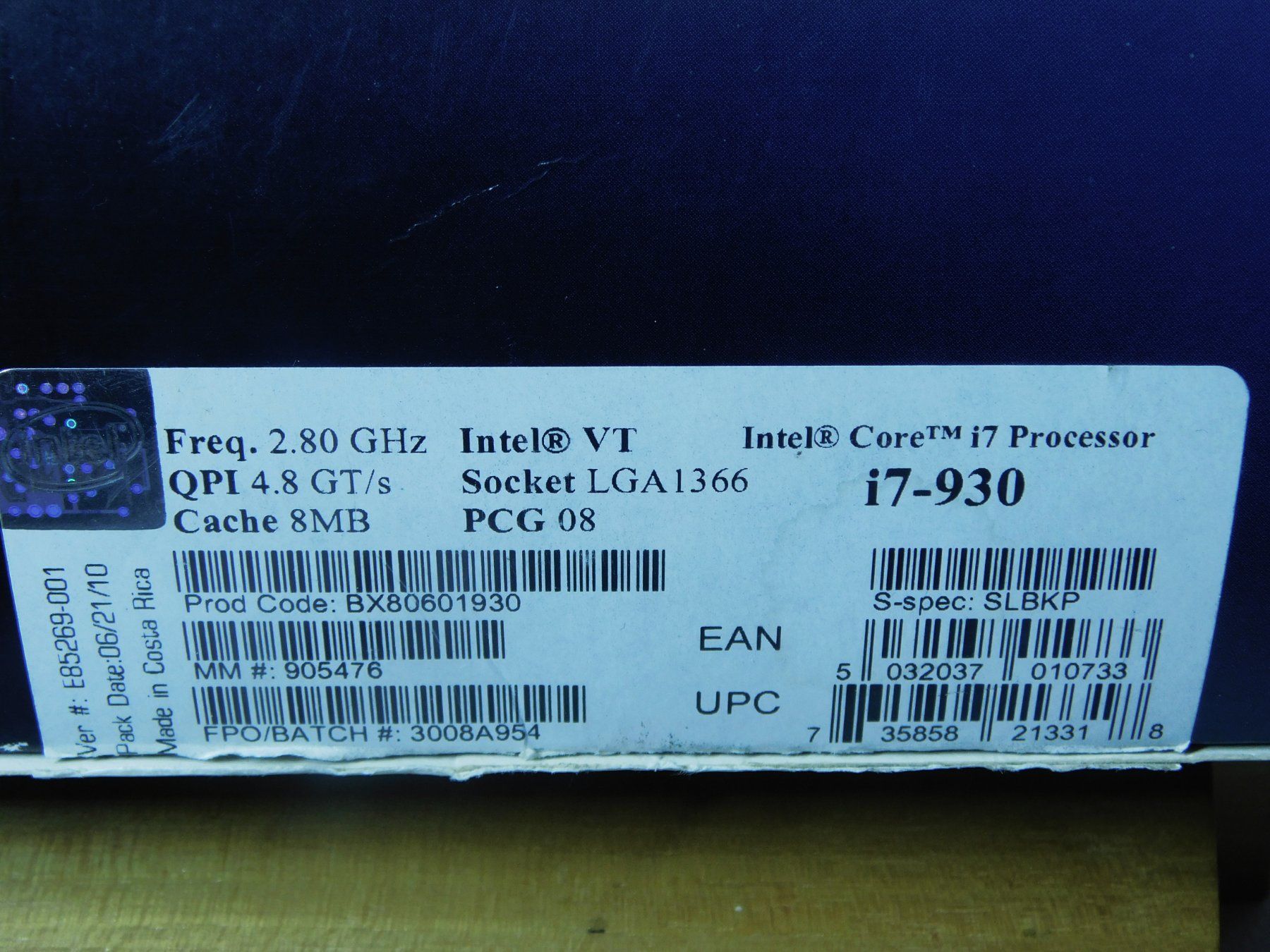 Intel Componenti elettronici: Intel Core i7 930 CPU im Test - knackt 4 GHz – Usato da Emmenbrücke venduto da Neverlaand-22 6