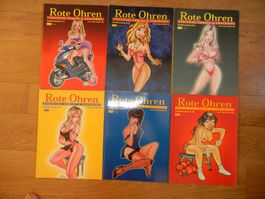 Comic Erotik - Rote Ohren - Sonderausgaben Nr. 3,5,6,7,9,10