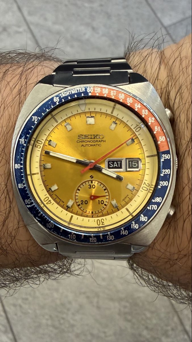 Seiko Orologi: SEIKO Pepsi Chronograph Automatic – Usato da Untersiggenthal venduto da Panjshir