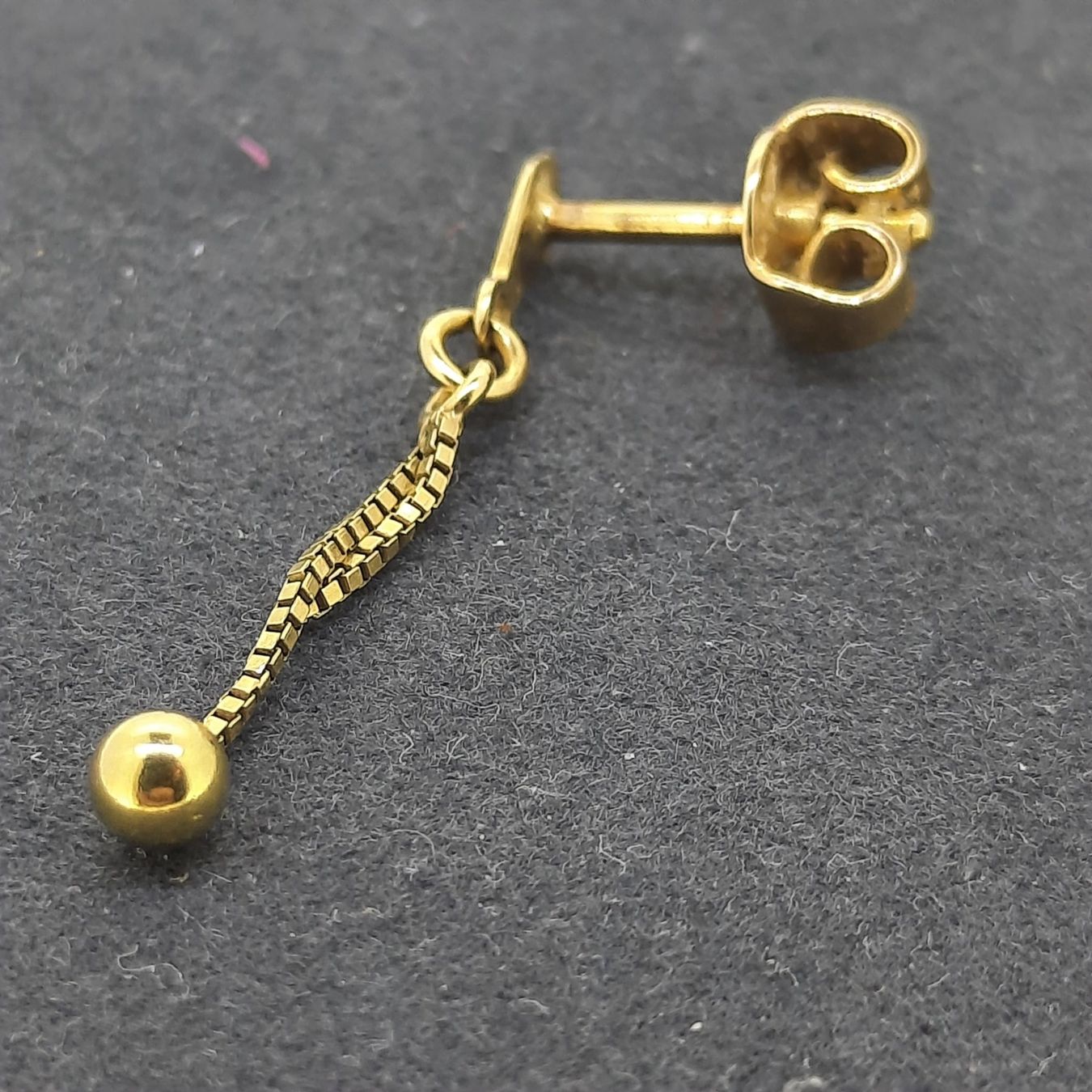 Orecchini pendenti & Orecchini a lobo: Edle Ohrstecker in 750 Gelbgold – Usato da Unterägeri venduto da Altgoldschmuck 5