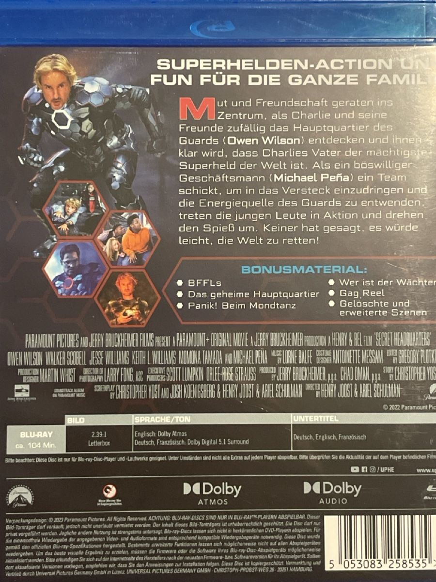 Tutti i DVDs: Secret Headquarters (2022) – Nuovo (secondo la descrizione) da Waldenburg venduto da Gonzo8 1