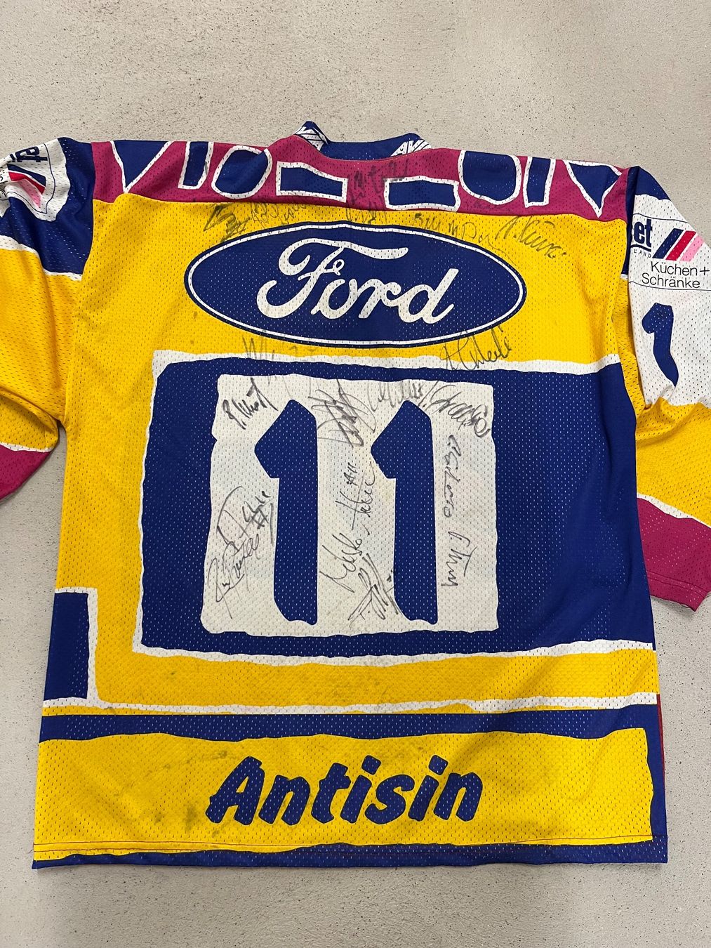Canottiere & Pantaloni: EVZ Trikot signiert – Usato da Jona venduto da angelheart100 1