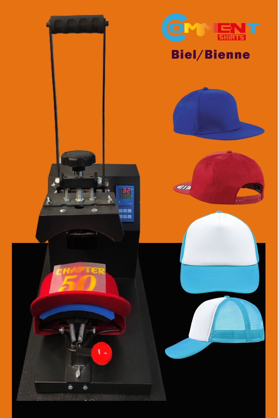 Copricapi, berretti & cappellini: Casquette  Noir / blanc Classique – Nuovo e nell'imballaggio originale da Biel / Bienne venduto da Comment-shirts 3