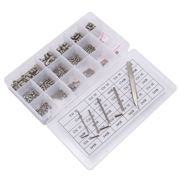 Flowfit Madenschrauben Set – M5, M6, M8 – Für Hydraulik & Co.