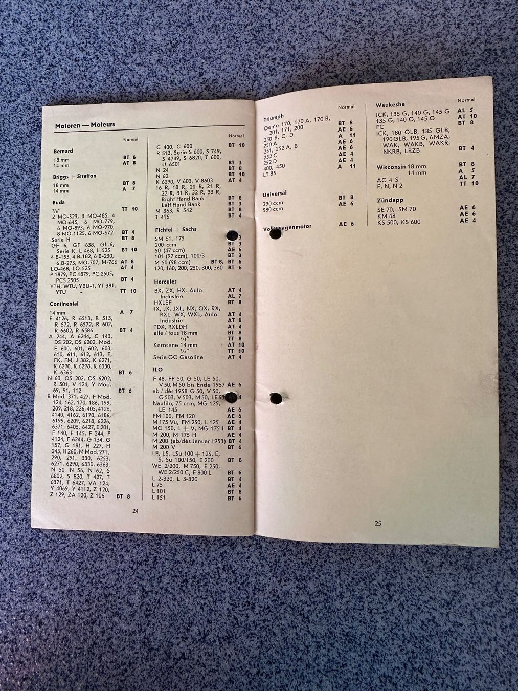 Documenti: Broschüre , Auto - Lite , Zündkerzen 1961 – Usato da Boswil venduto da pavo1 4