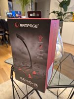 Neues USB Gamer PC Mikrofon mit roter LED Beleuchtung