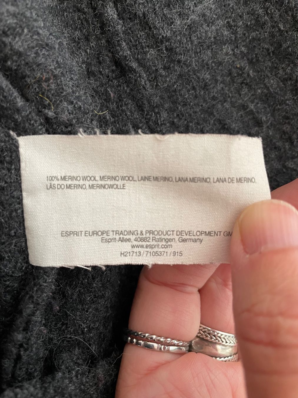 Esprit Jacken: Esprit Blazer aus Merinowolle grau – Gebraucht aus Lugnorre von SiBu1812 2