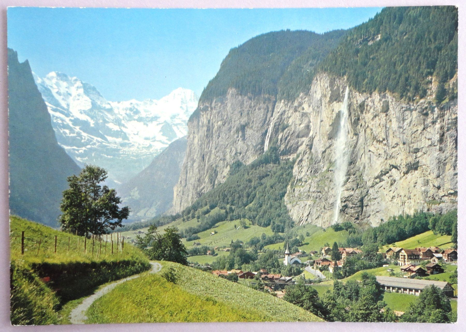 Cartoline postali: Lauterbrunnen, Staubachfall – Usato da Fétigny venduto da Billy2miny