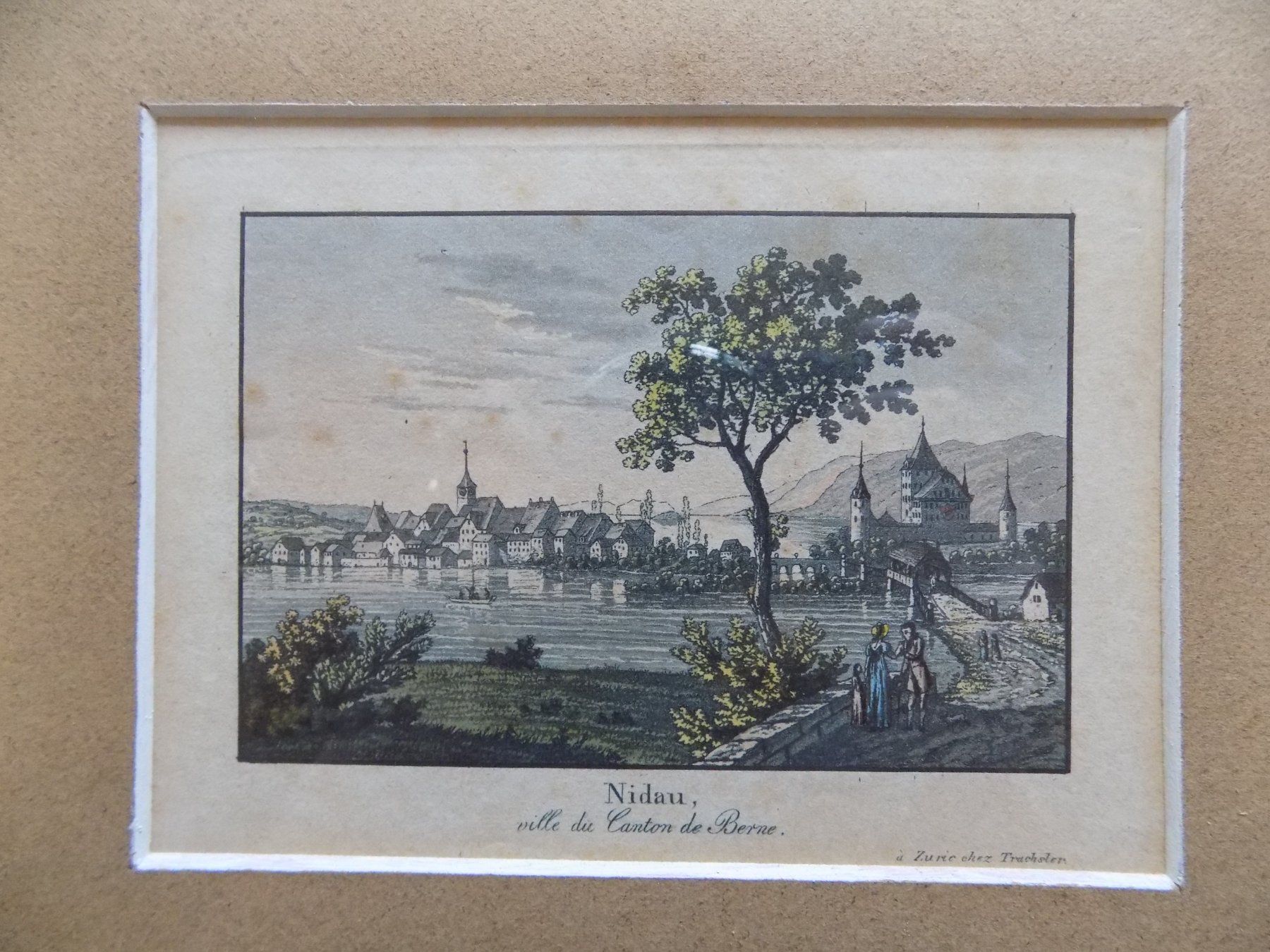 Gravures: Nidau kolorierte Aquatinta – D'occasion à Risch par Rischli15 1