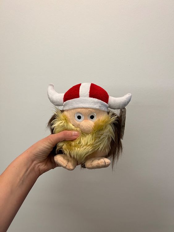 Peluche Nain Viking Sans Visage - 26x21x10 Cm, Armes Amovibles, Décoration Maison Ou Cadeau Original - 9