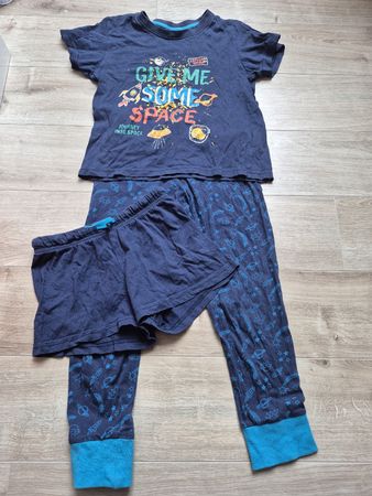 Pyjama, 3-Teilig (kurze & lange Hose) sehr guter Zustand