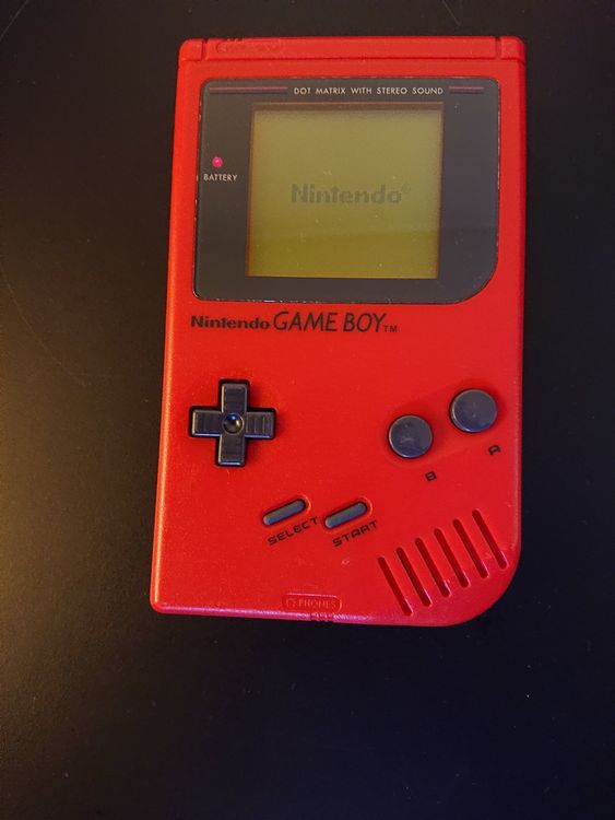 Nintendo Gameboy GB - Konsole in Rot + Box - Original (Gebraucht) in ...