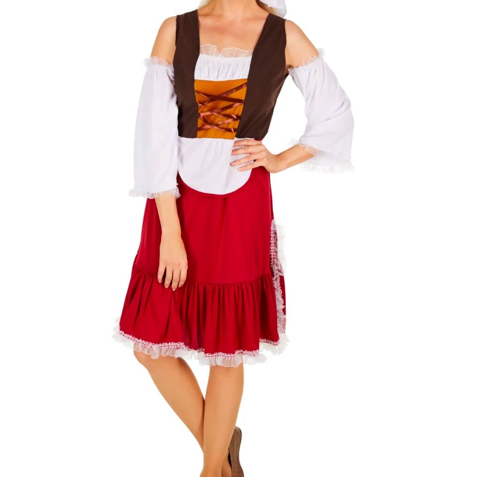 Costumi: Frauenkostüm Mittelalter Magd Grösse M – Nuovo (secondo la descrizione) da Necker venduto da liq24