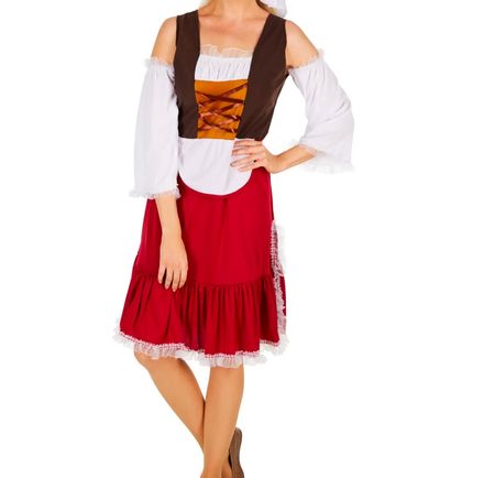 Frauenkostüm Mittelalter Magd Grösse M