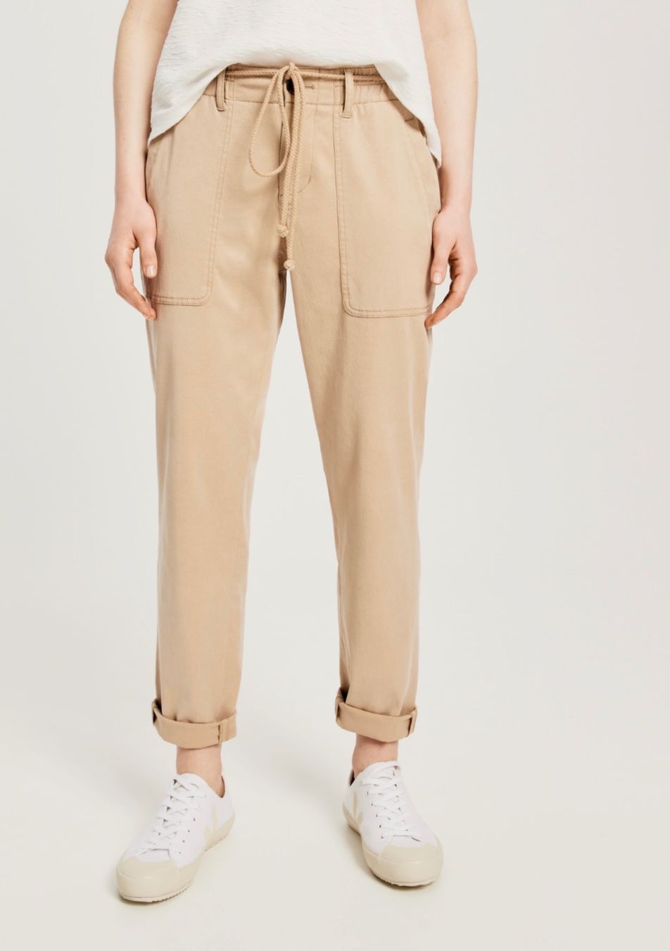 Opus Pantaloni: Opus Hose, beige, neuwertig, eher Gr. 36 – Nuovo (secondo la descrizione) da Bern venduto da fluffy07