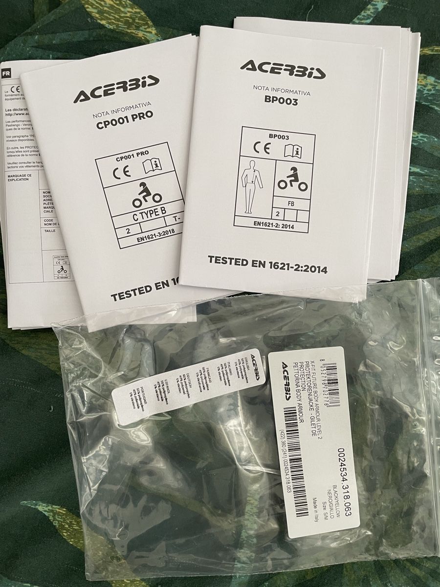 Acerbis Giacche: Acerbis Body armor level 2 – Nuovo e nell'imballaggio originale da Crissier venduto da yoann_b_ 4