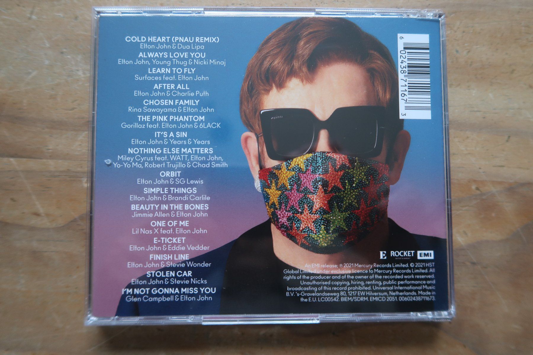 CD: ELTON JOHN - THE LOCKDOWN SESSIONS - CD – Usato da Basel venduto da Patiscat 1