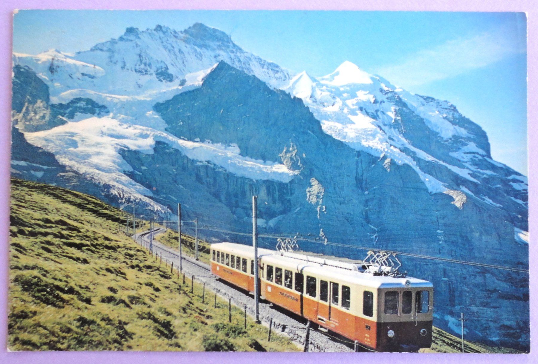 Cartoline postali: Kl. Scheidegg, Jungfraubahn – Usato da Fétigny venduto da Billy2miny