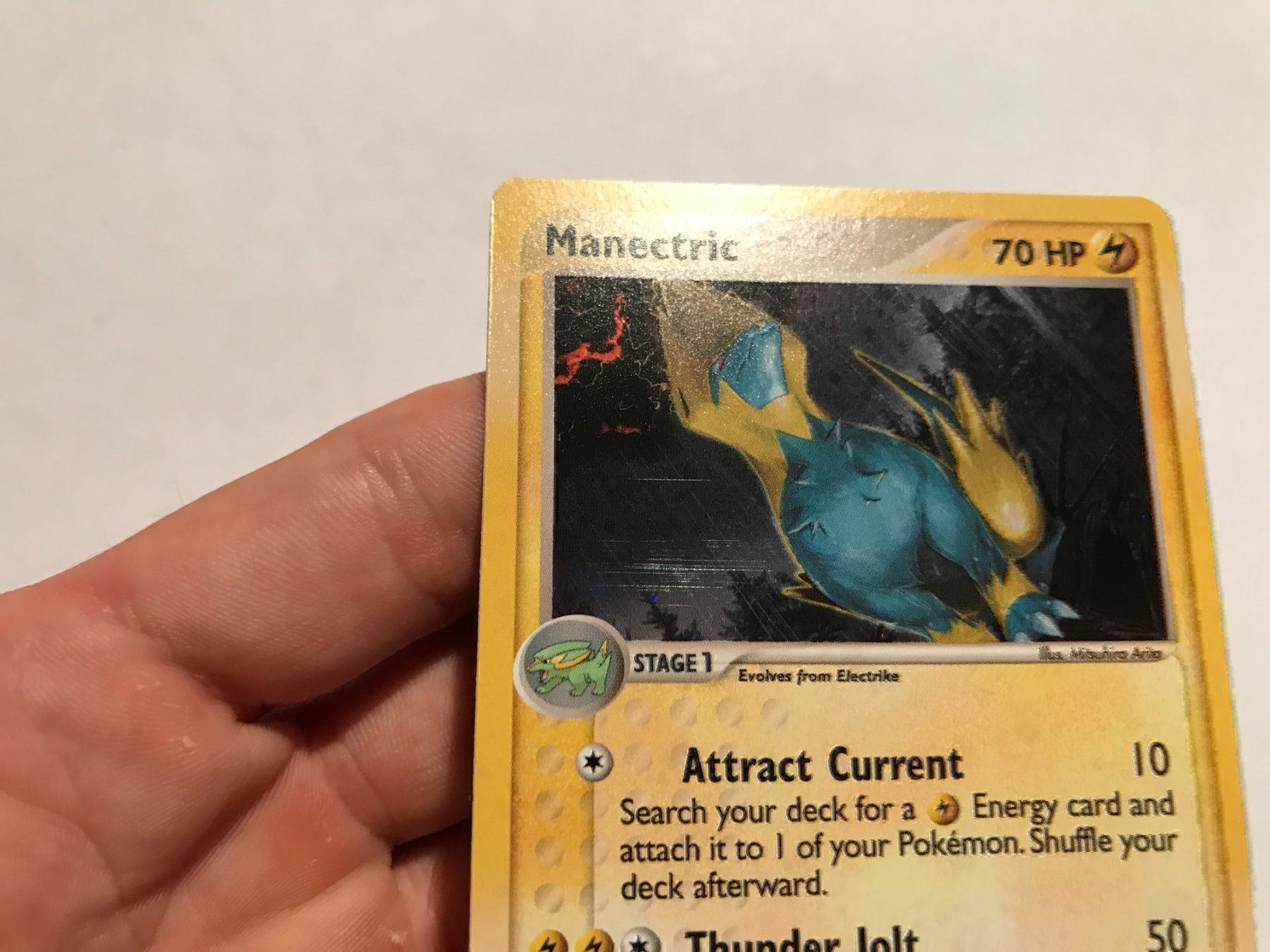 Pokémon Sammelbilder & Trading cards: Manectric holo Ruby & Sapphire – Neu (gemäss Beschreibung) aus Hagendorn von Pokecollectorch 1