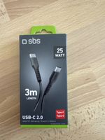 Cavo USB-C 2.0 SBS 3m nero nuovo sigillato