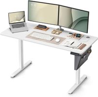 Höhenverstellbarer Schreibtisch elektrisch 140x60cm FANTOM