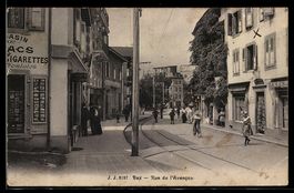 AK Bex, Rue de l'Avencon, 1910
