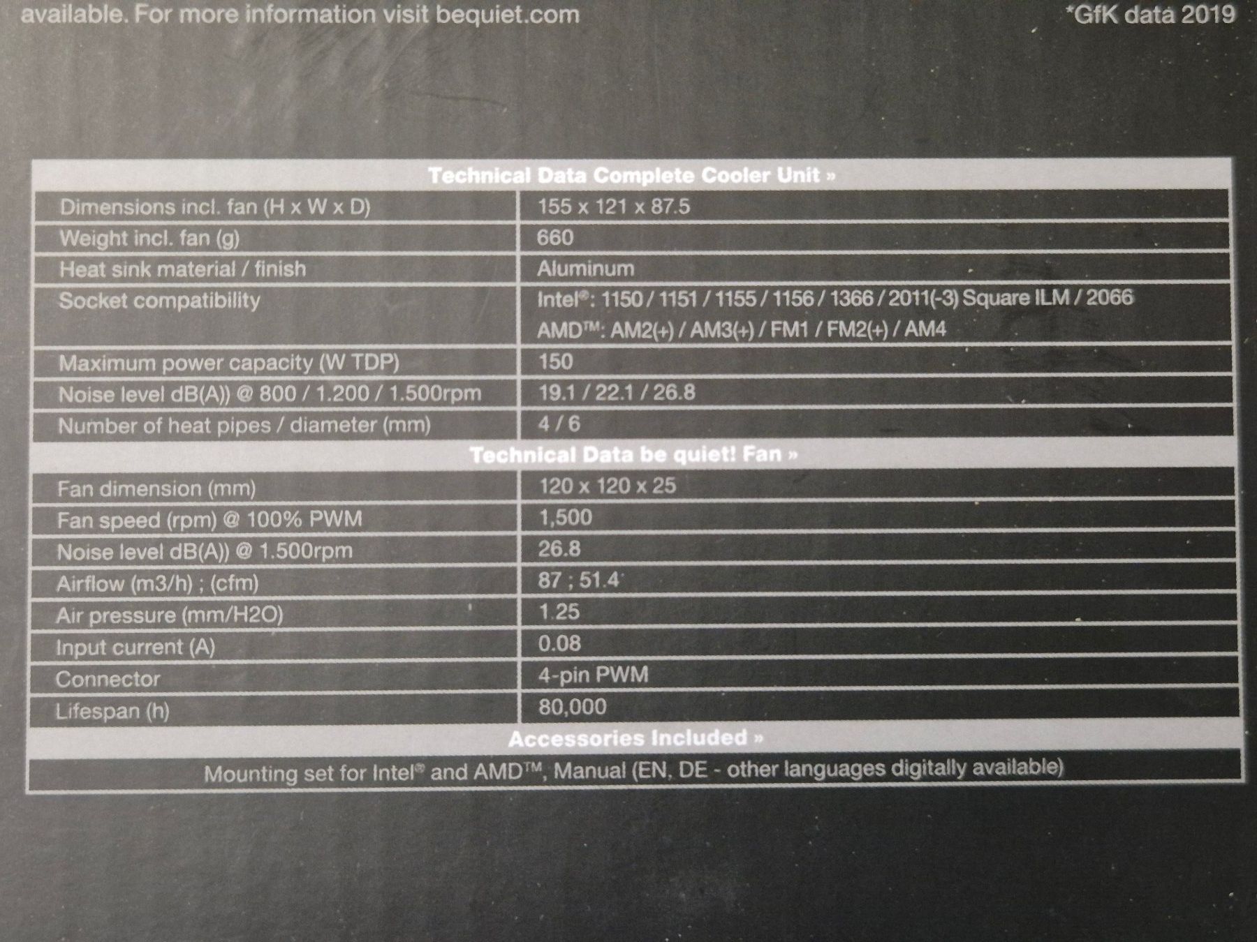 beQuiet! Componenti elettronici: be quiet! Pure Rock 150W – Nuovo e nell'imballaggio originale da Porrentruy venduto da le_nico 4