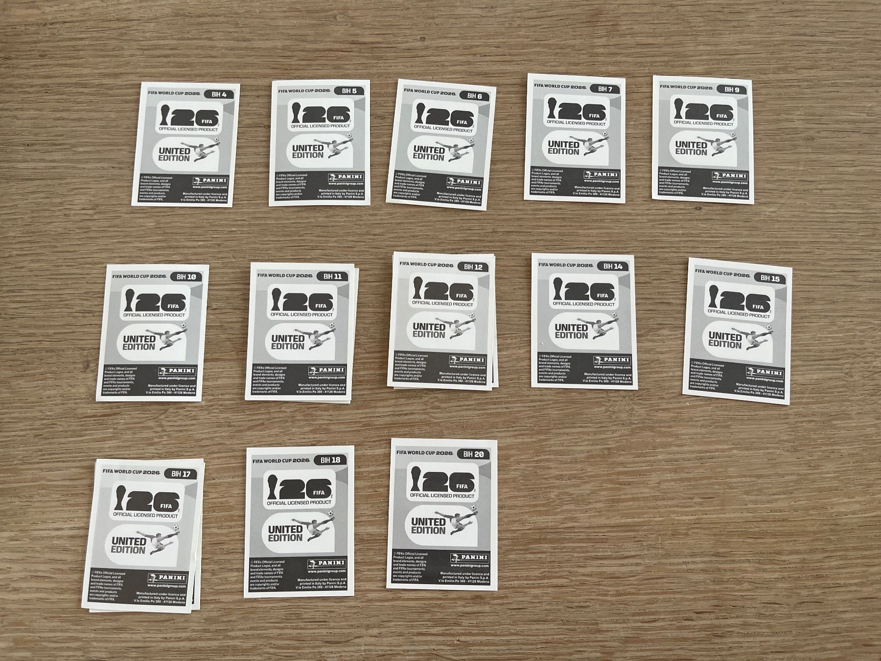 Panini Carte collezionabili: Panini 2026 Bosnien – Usato da Niederrohrdorf venduto da danino17