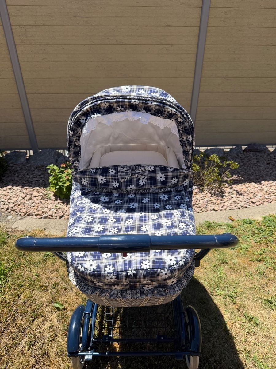Peg Perego Kinderwagen: Kinderwagen Retro Stoff Blumenmuster – Gebraucht aus Reiden von ste_l659 1