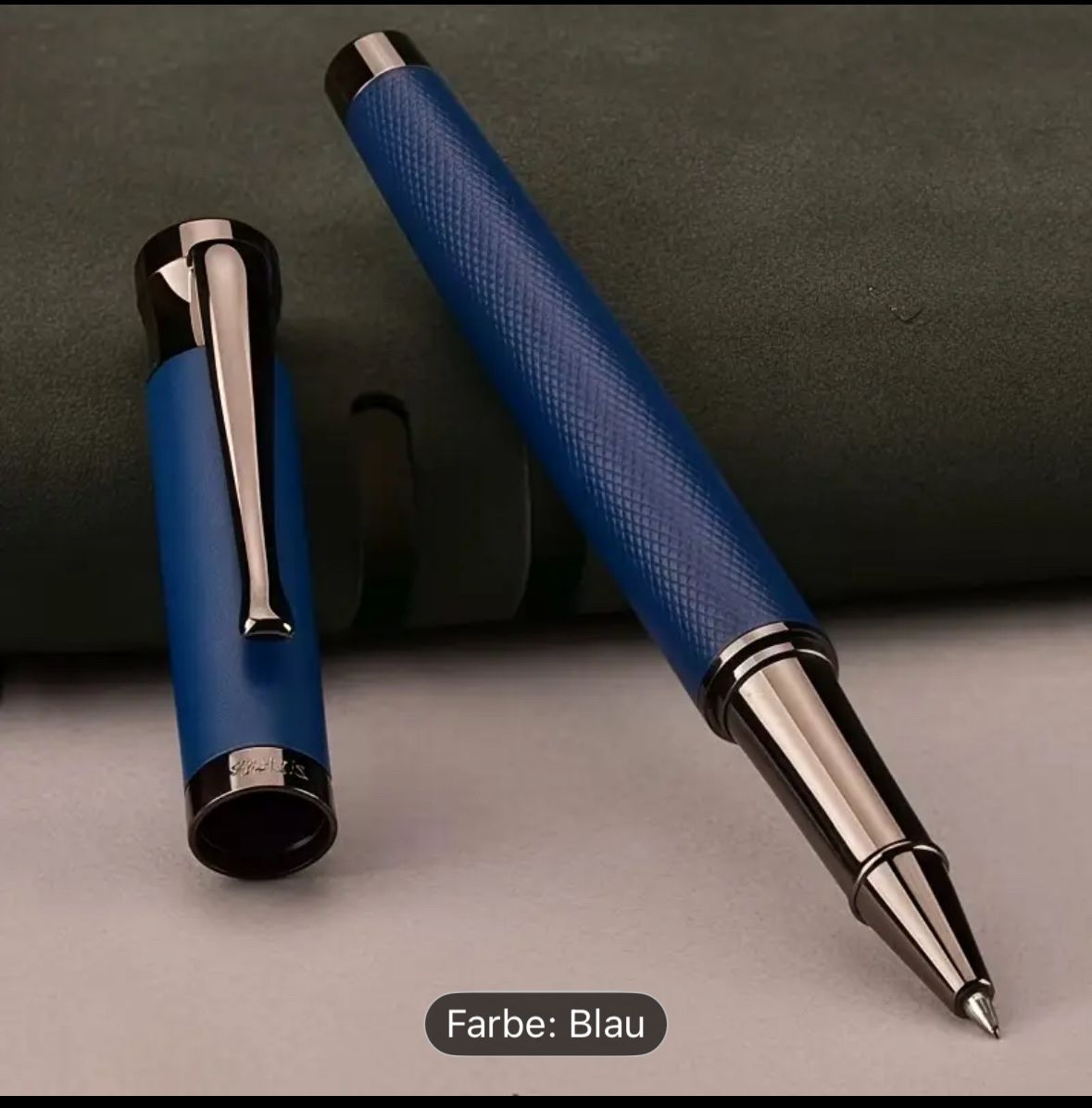Penna & Evidenziatori: 1 Stk luxuriöser Rollerball  Blau – Nuovo e nell'imballaggio originale da Kloten venduto da digi-Galaxy