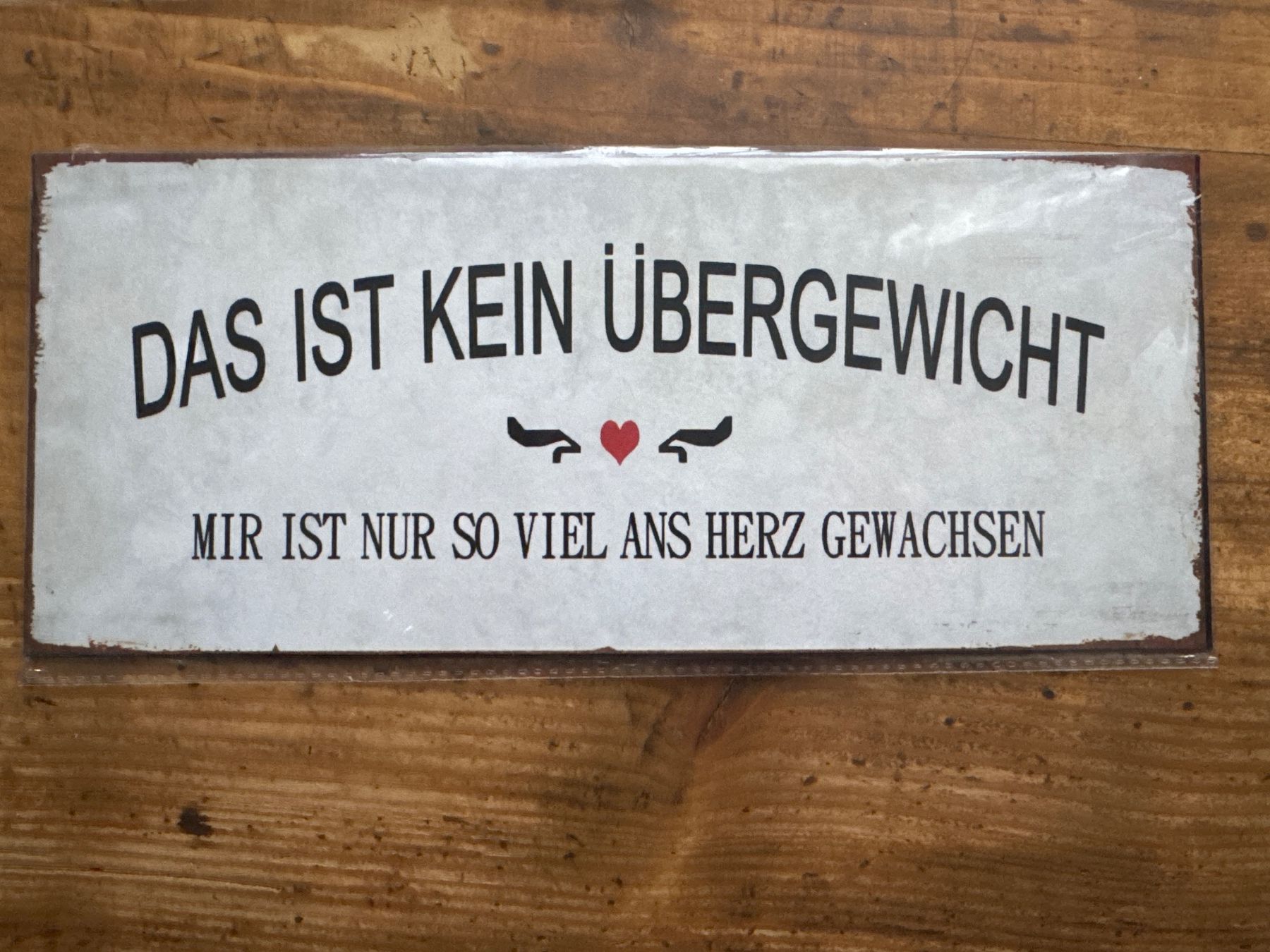 Schilder: Blechschild mit lustigem Spruch NEUE Kolektion, Geschenkidee – Neu und originalverpackt aus Lotzwil von Tgdromad