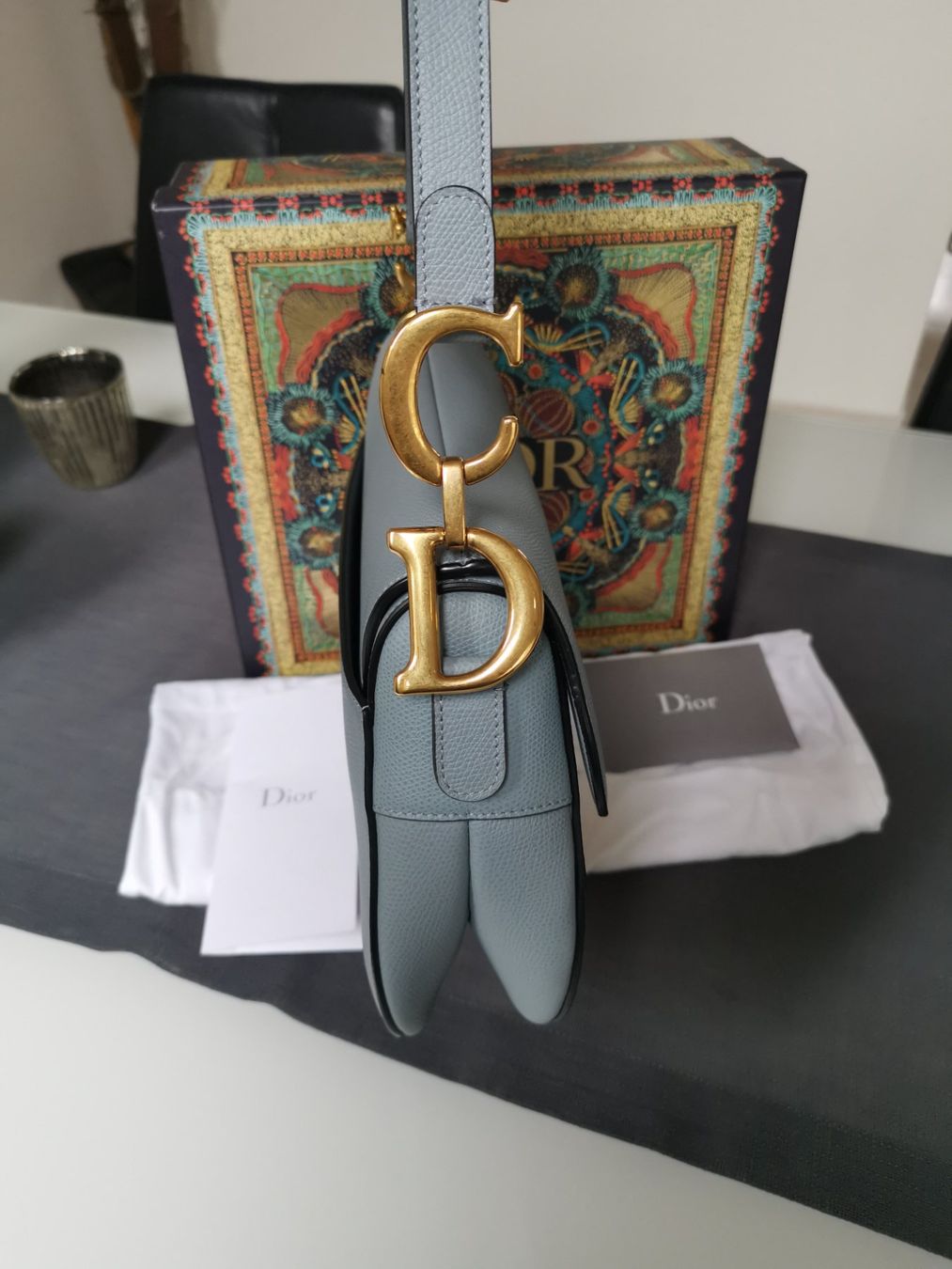 Dior Borse da donna: Dior Medium Saddle Bag full set – Usato da Fehraltorf venduto da freeform2020 6