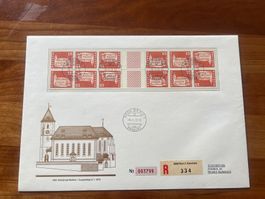 Kehrdruckmarken 1973 Grossbrief FDC  (S1)