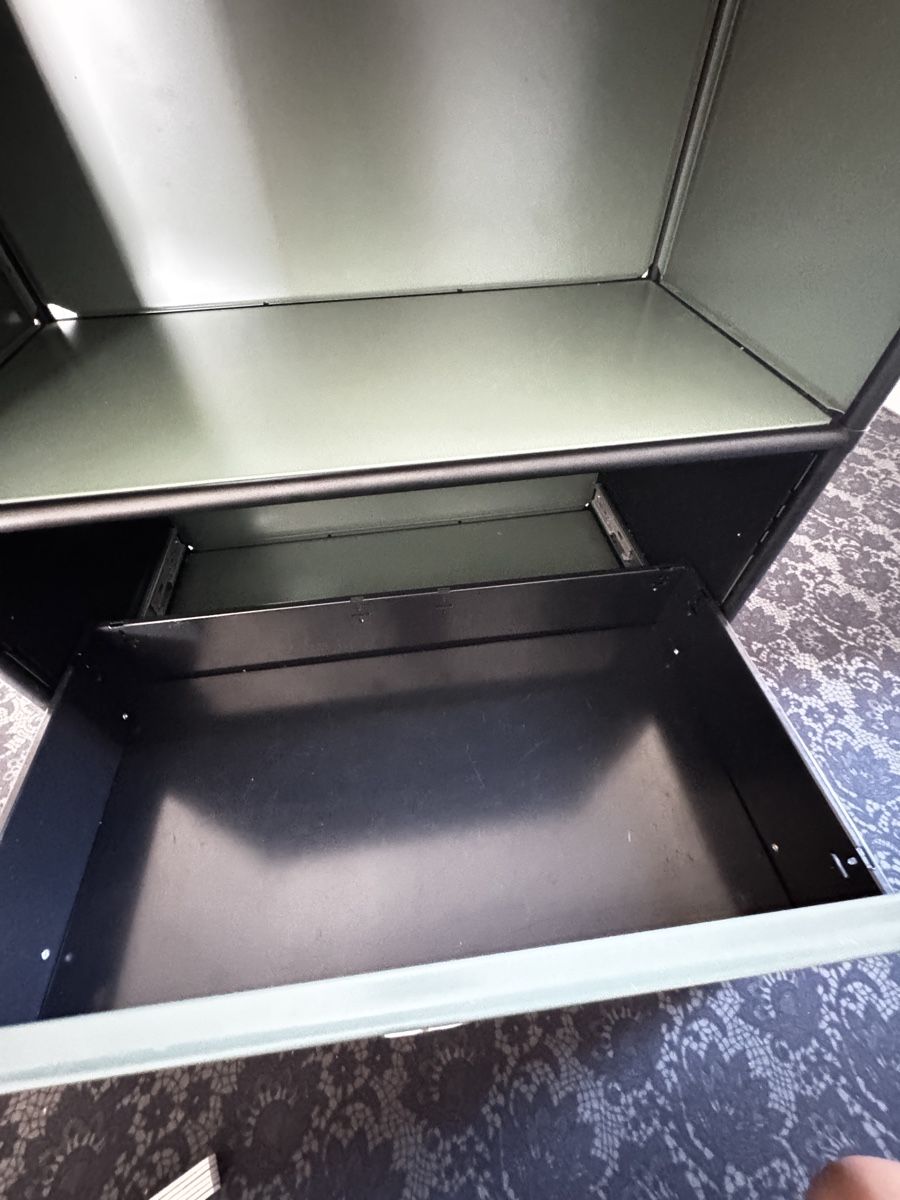 Pfister Regale: Pfister  system 4 Sideboard Quadro ,dark green – Gebraucht aus Jonen von chrispluess 6