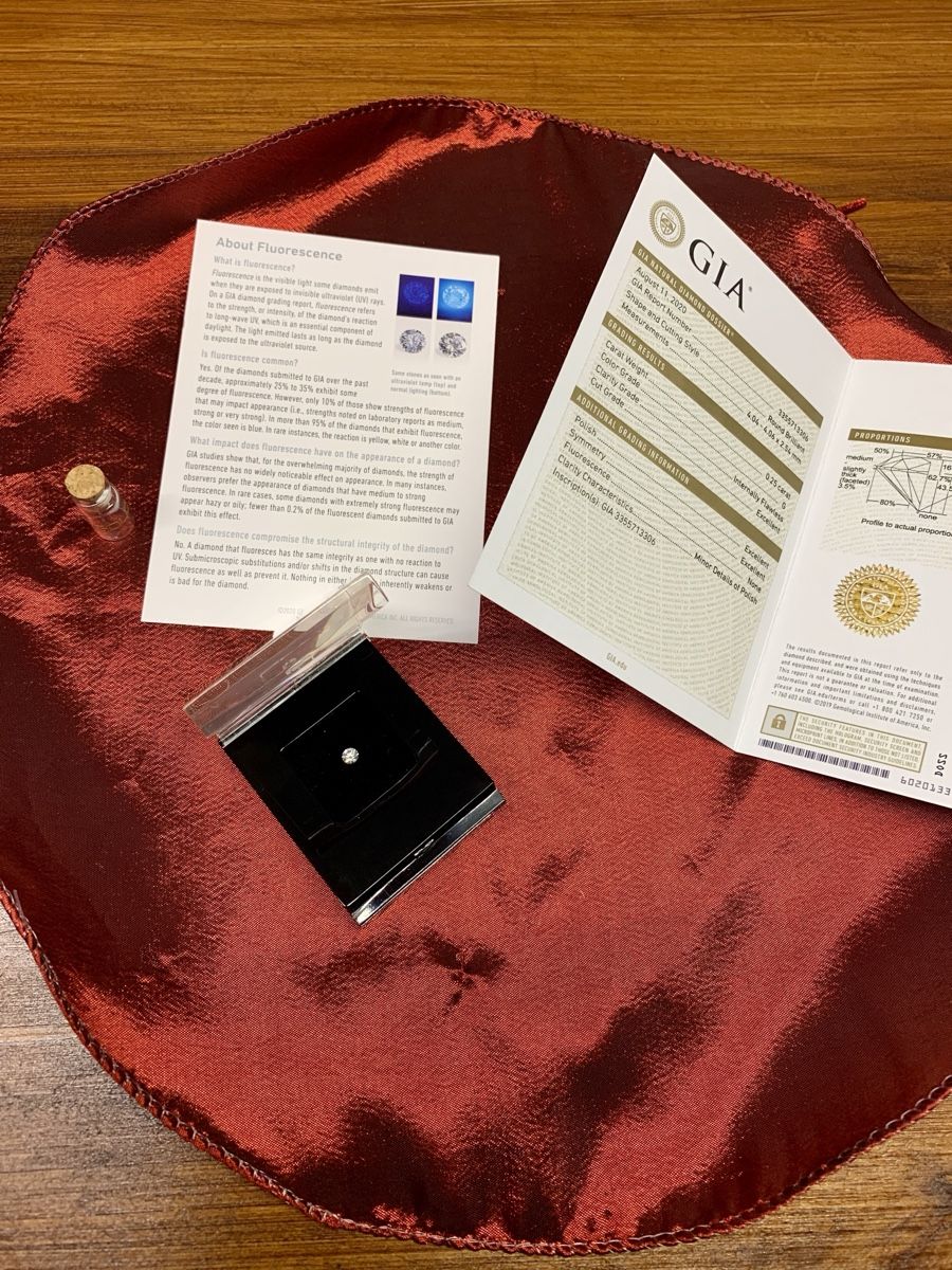 Pietre preziose: Diamant 0.25ct – Nuovo e nell'imballaggio originale da Rothenburg venduto da Surferboy1969 1