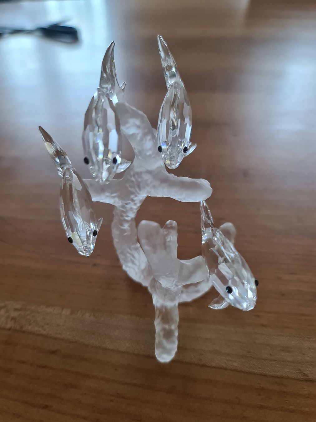 Swarovski Statuette: Swarovski Figur Fischschwarm  – Usato da henau venduto da Rockj 2